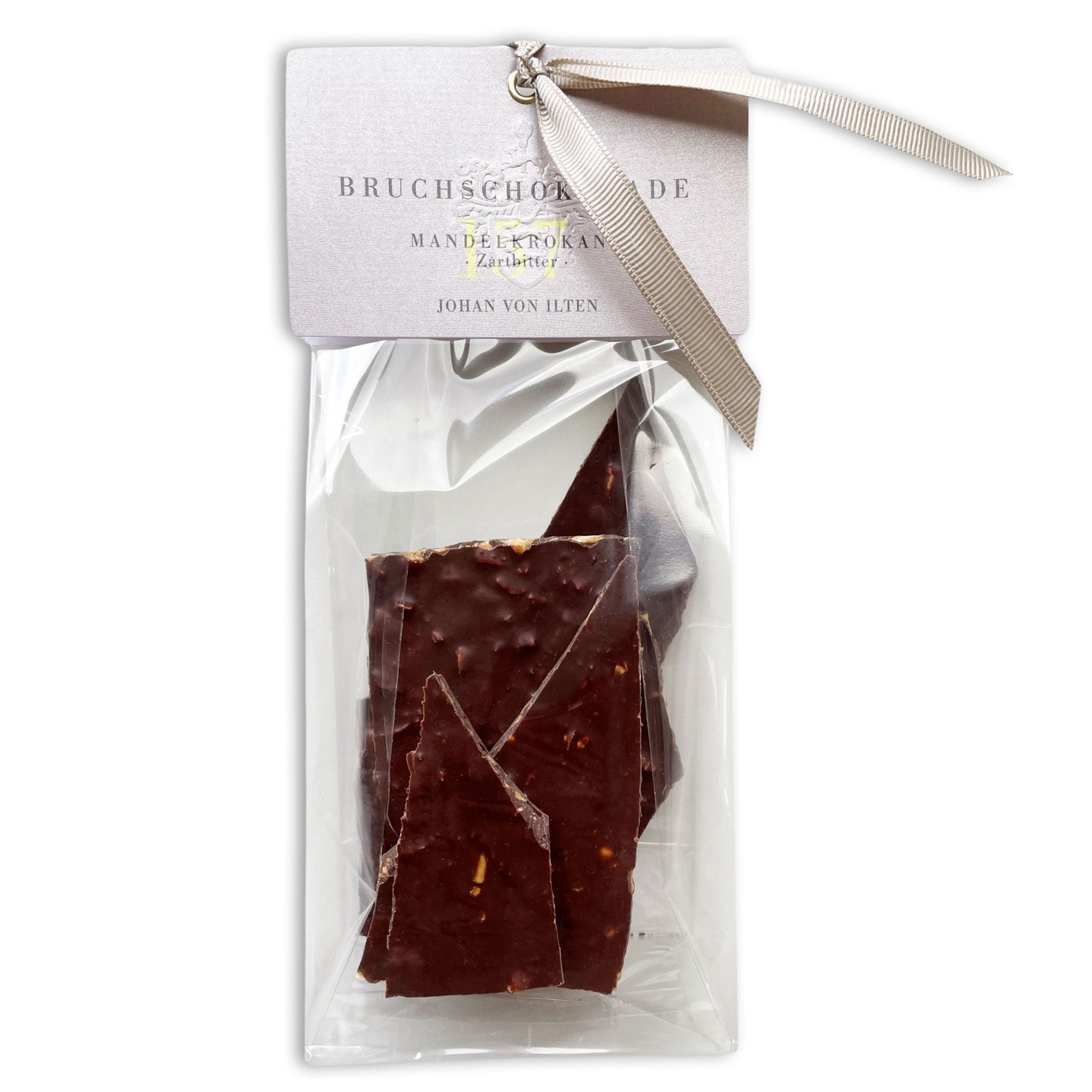Broken chocolate - dark almond brittle