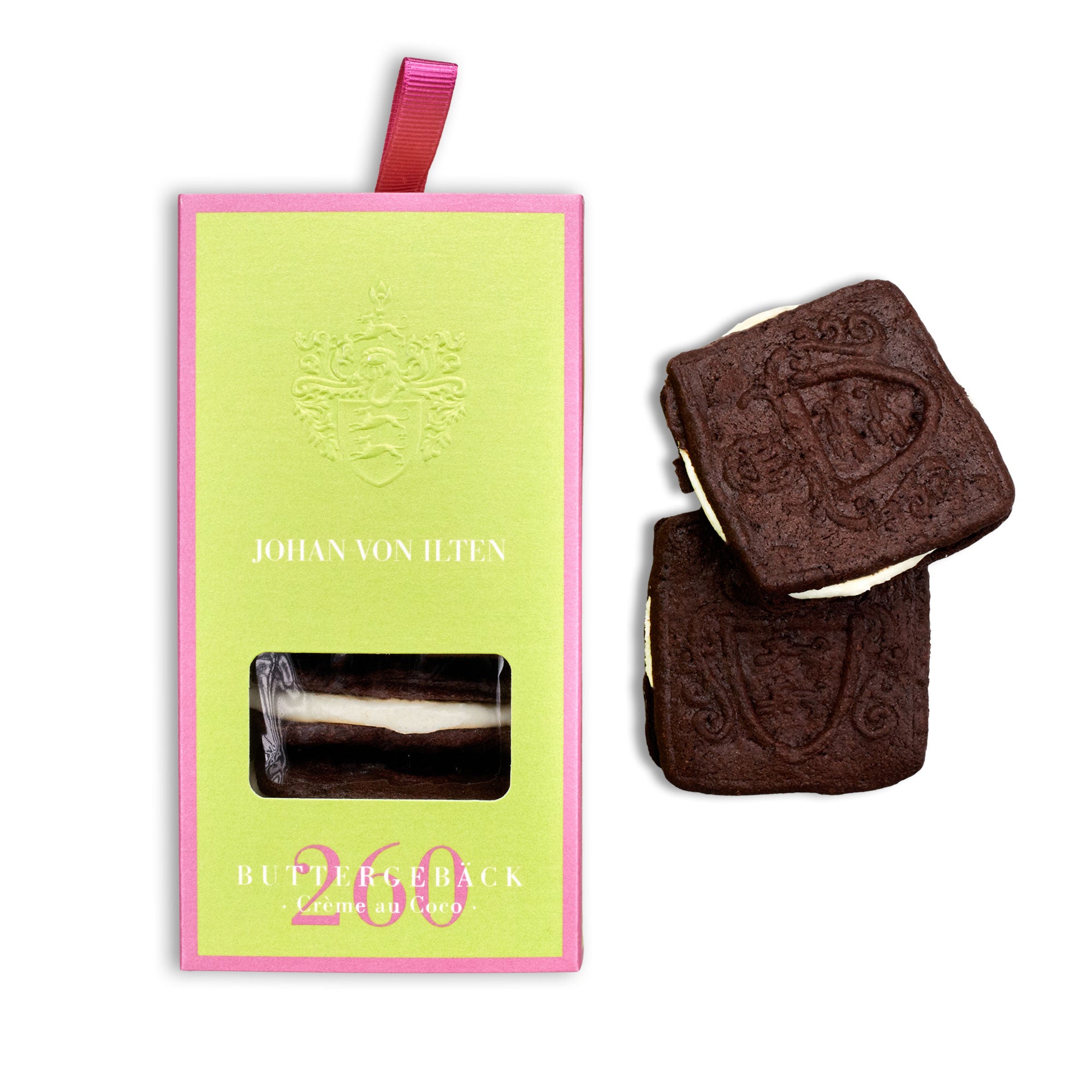 Johan von Ilten - Buttergebäck Crème au Coco - Handgemacht mit Kokoscreme Johan von Ilten - Buttergebäck Crème au Coco - Handgemacht mit Kokoscreme