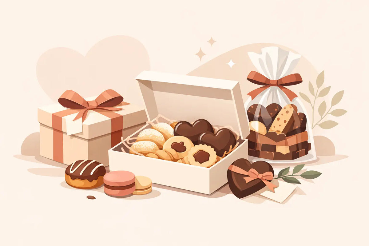 Feines Gebäck als Geschenk mit Bedeutung