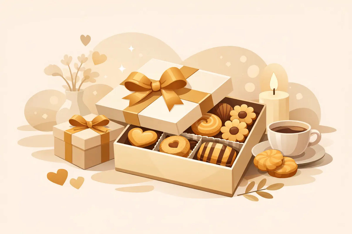 Buttergebäck Geschenkbox für besondere Momente
