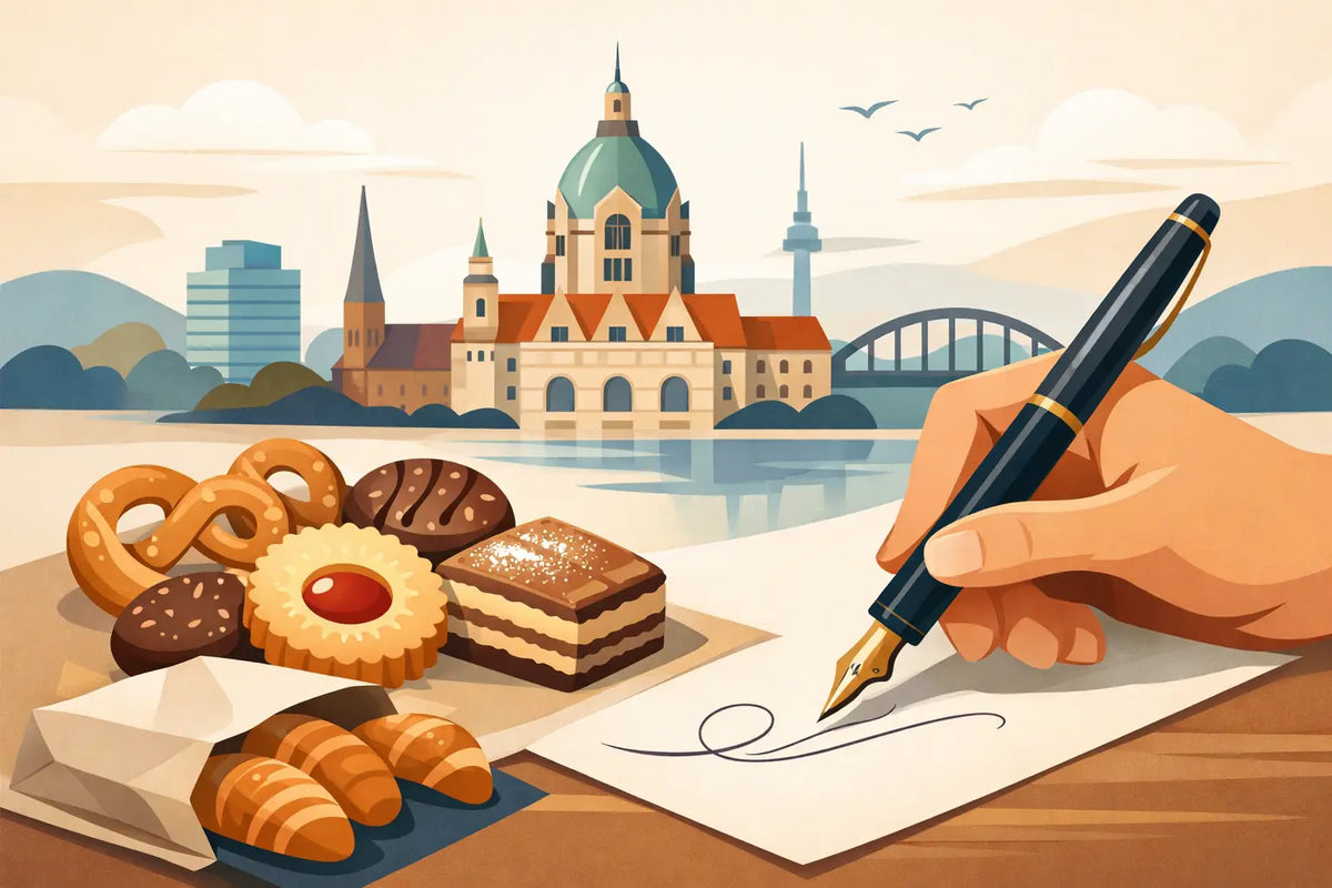 Gebäck aus Hannover kaufen mit feiner Handschrift