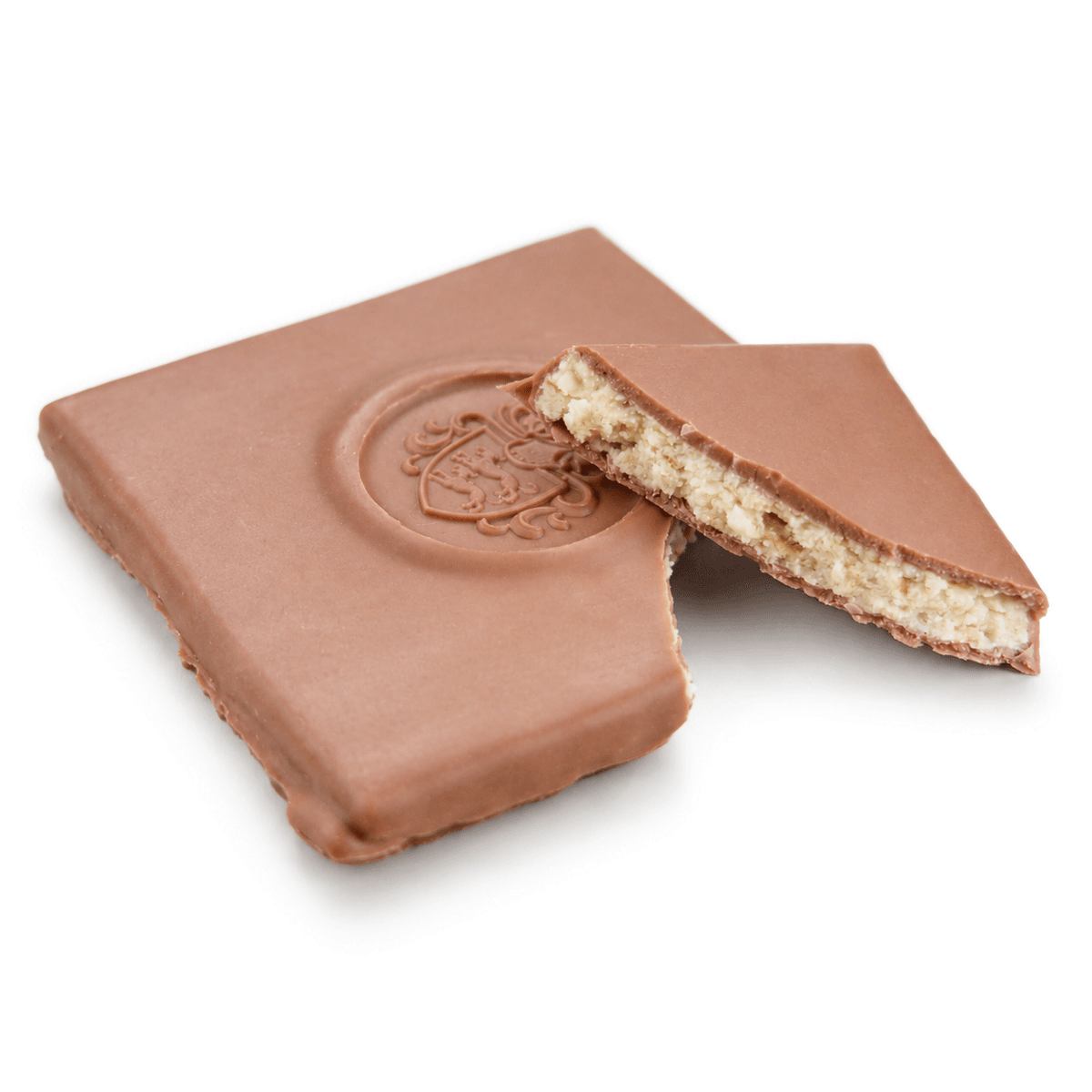 Hand-filled chocolate - Hip almond nougat whole milk