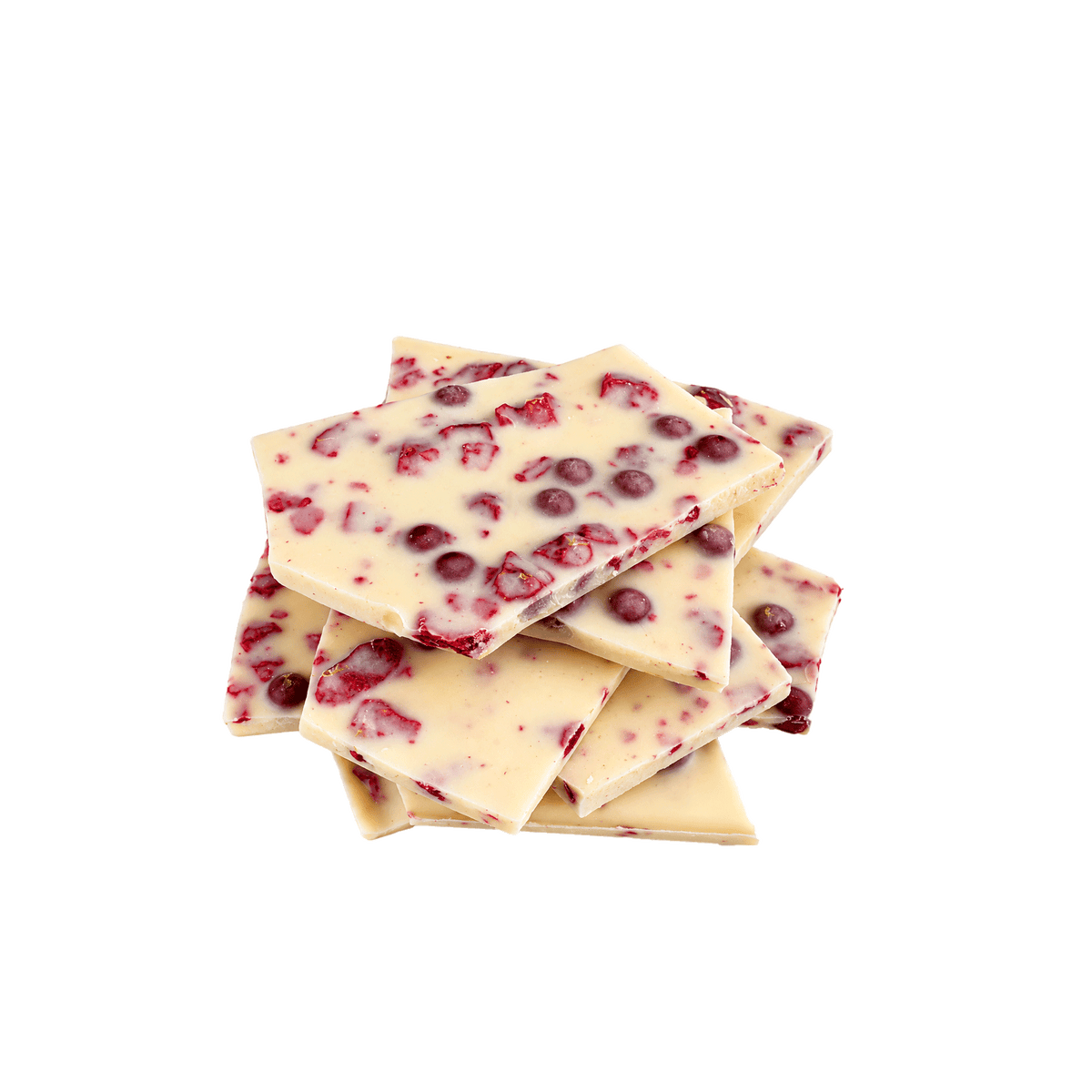 Broken Chocolate - White Raspberry Dream